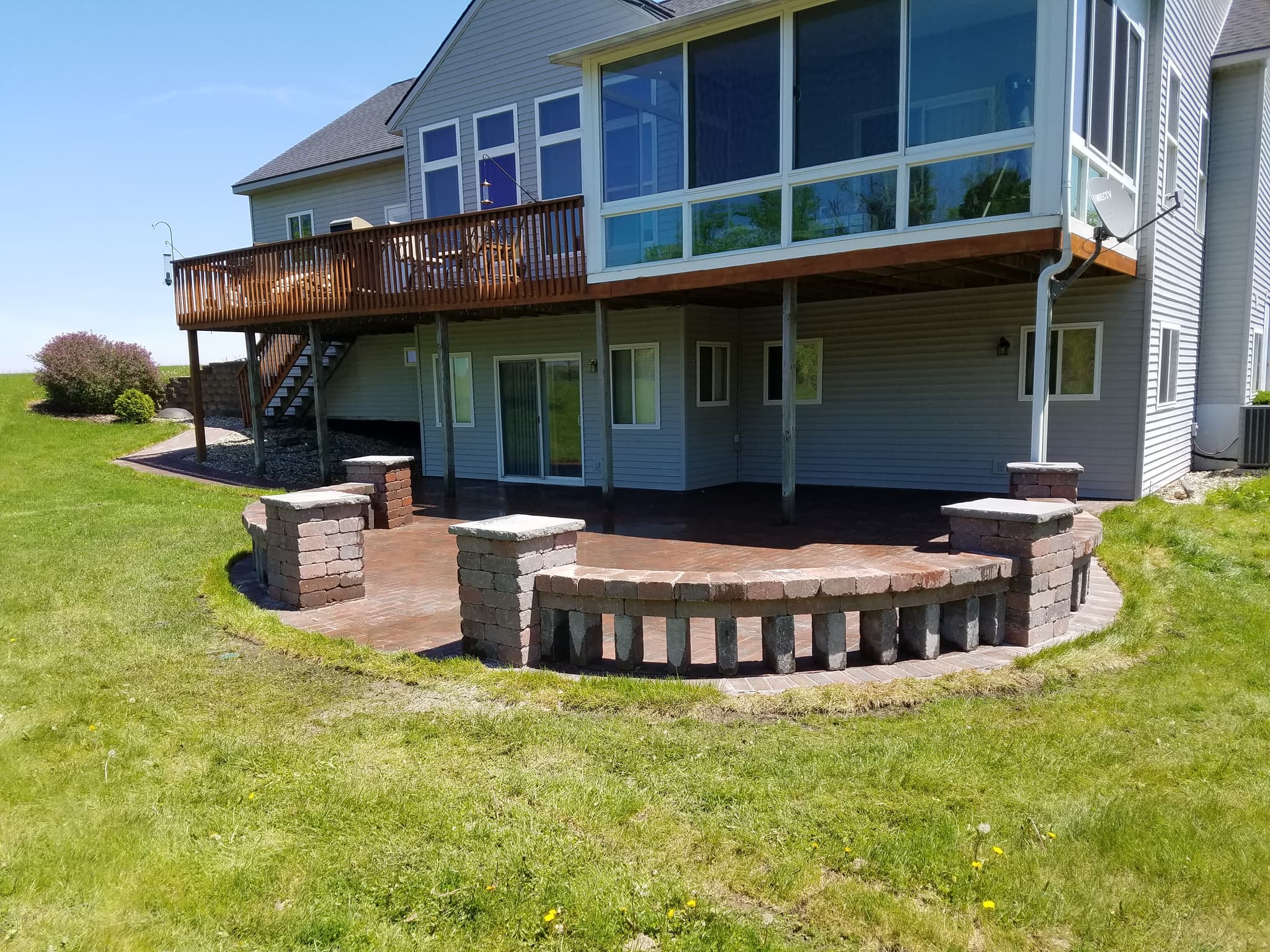 Professional hardscaping and patio installation by Aesthetic Gardener Holland Michigan